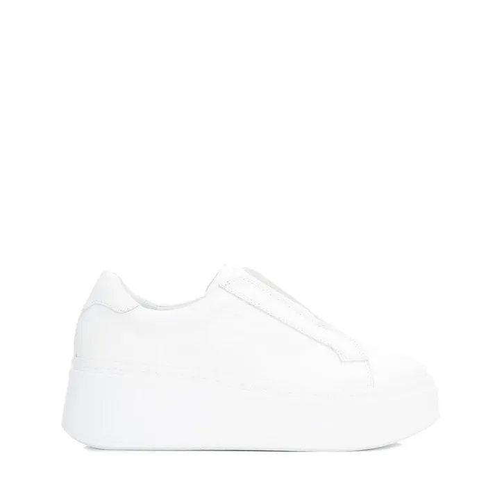 SlipOn Trainers Women Moda In Pelle Bsoleful B Axell White Leather