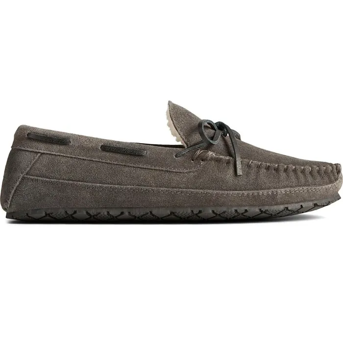 Slippers and Moccasins Men Sperry Brandon Trapper Moccasin Slipper Charcoal