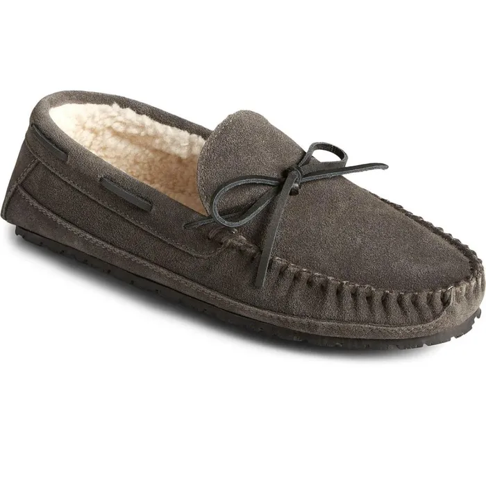 Slippers and Moccasins Men Sperry Brandon Trapper Moccasin Slipper Charcoal