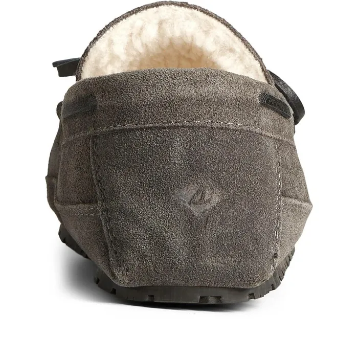 Slippers and Moccasins Men Sperry Brandon Trapper Moccasin Slipper Charcoal