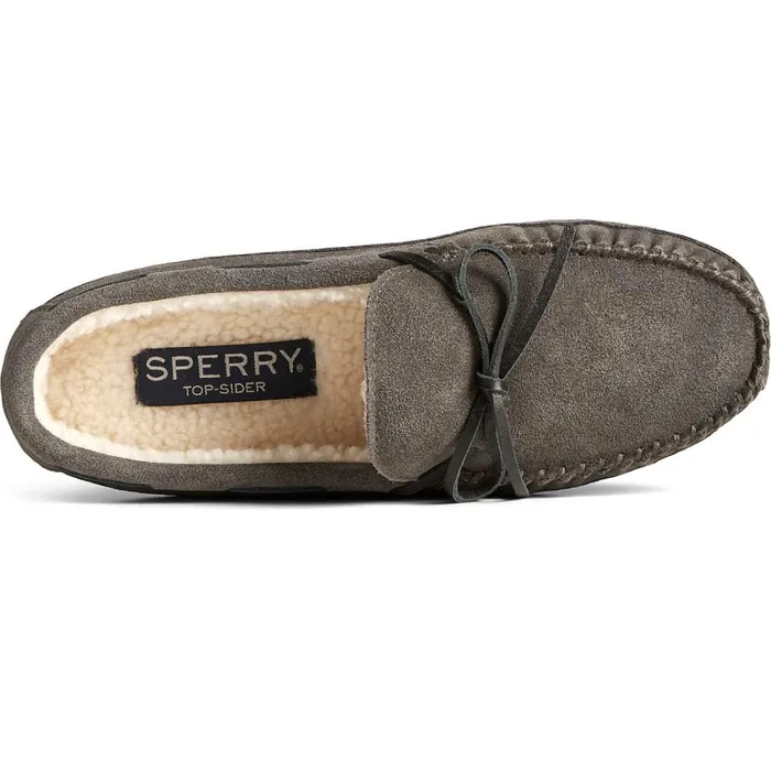 Slippers and Moccasins Men Sperry Brandon Trapper Moccasin Slipper Charcoal