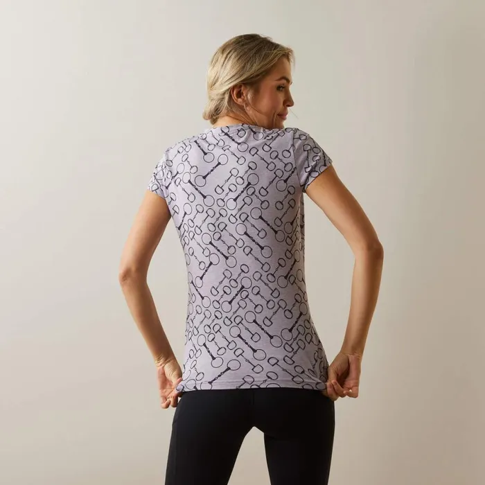 Snaffle TShirt Lavender Heather Women Ariat TShirts and Tops Snaffle TShirt Lavender Heather Women Ariat TShirts and Tops