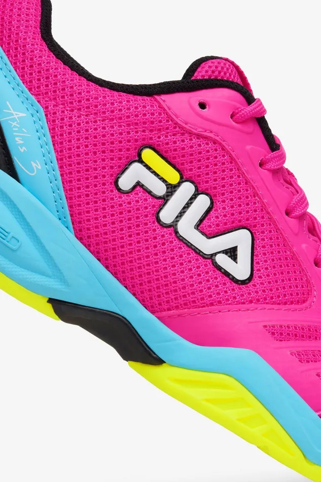 Sneakers Kids Fila Kids039 Axilus 3 Jr 693 Pink Glo Bluefish Safety Yellow Sneakers Kids Fila Kids039 Axilus 3 Jr 693 Pink Glo Bluefish Safety Yellow