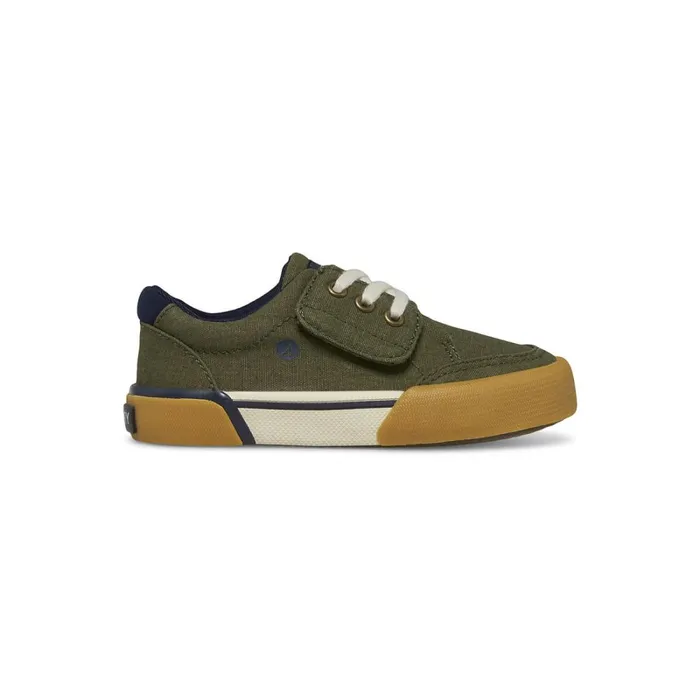 Sneakers Kids Sperry Little Kid039s Harbor Tide Junior Washable Sneaker Olive