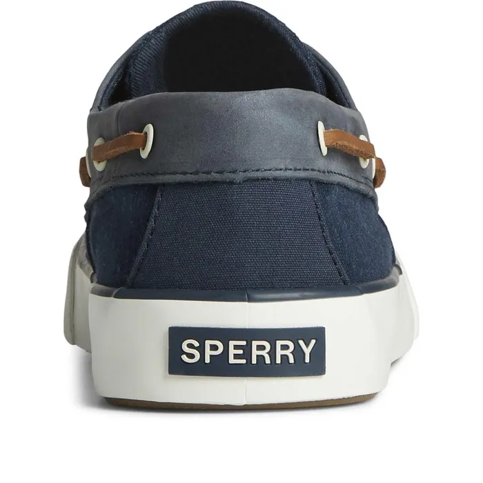 Sneakers Men Sperry Bahama II Linen Sneaker Navy Sneakers Men Sperry Bahama II Linen Sneaker Navy
