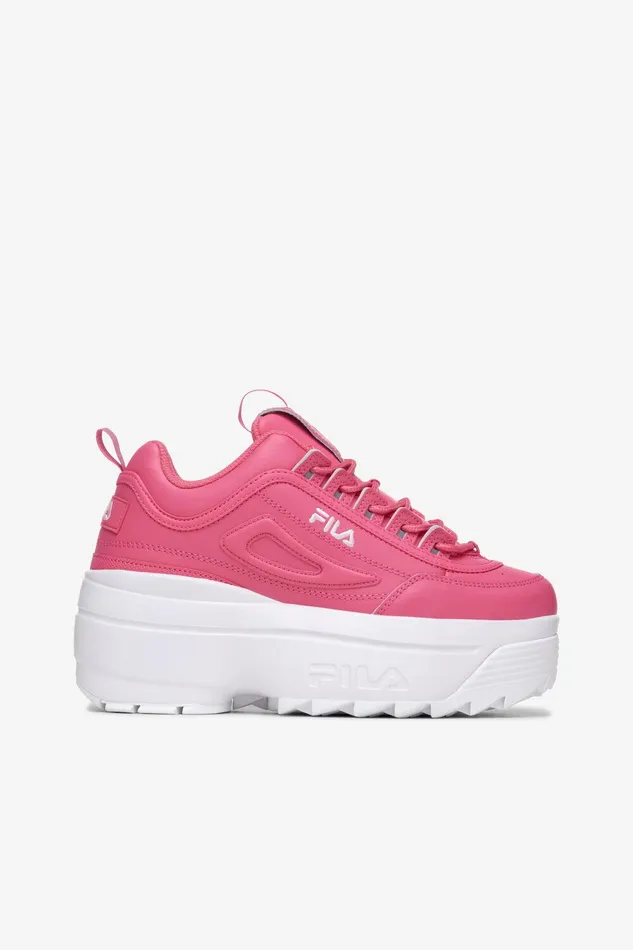 Sneakers Women Fila Disruptor 2 Wedge 661 Hot Pink Pirouette White