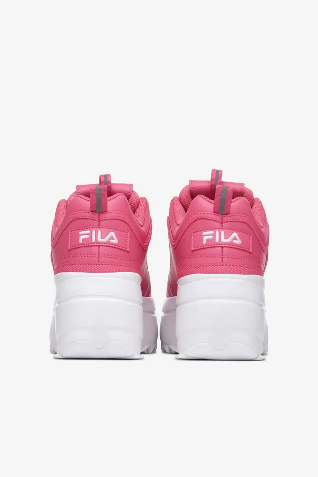Sneakers Women Fila Disruptor 2 Wedge 661 Hot Pink Pirouette White