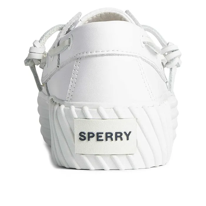 Sneakers Women Sperry Bahama 20 Leather Platform Sneaker White Sneakers Women Sperry Bahama 20 Leather Platform Sneaker White