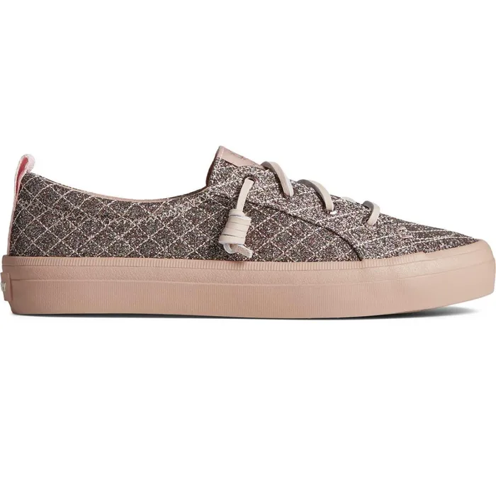 Sneakers Women Sperry Crest Quilted Shimmer Sneaker Rose