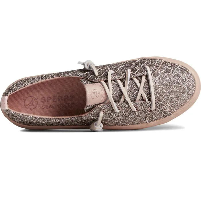 Sneakers Women Sperry Crest Quilted Shimmer Sneaker Rose Sneakers Women Sperry Crest Quilted Shimmer Sneaker Rose