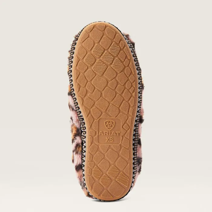 Snuggle Fuzzy Pink Leopard Print Women Ariat Slippers Snuggle Fuzzy Pink Leopard Print Women Ariat Slippers