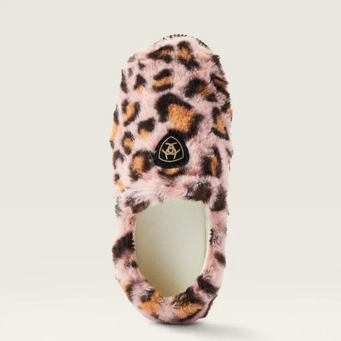 Snuggle Fuzzy Pink Leopard Print Women Ariat Slippers Snuggle Fuzzy Pink Leopard Print Women Ariat Slippers