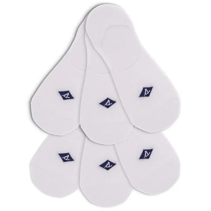 Socks and Liners Men Sperry 6Pack Sneaker Sock Liner White