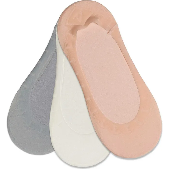 Socks and Liners Women Sperry Mesh Loafer 3Pack Liner Pink Assorted