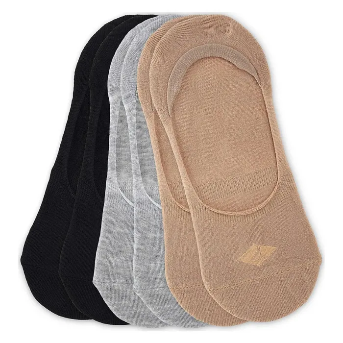 Socks and Liners Women Sperry Sneaker 3Pack Liner Sock Brush Assorted