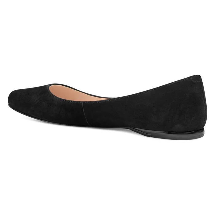 Speakup Almond Toe Flats Black Suede Women Nine West Loafers and Tailored Flats Speakup Almond Toe Flats Black Suede Women Nine West Loafers and Tailored Flats