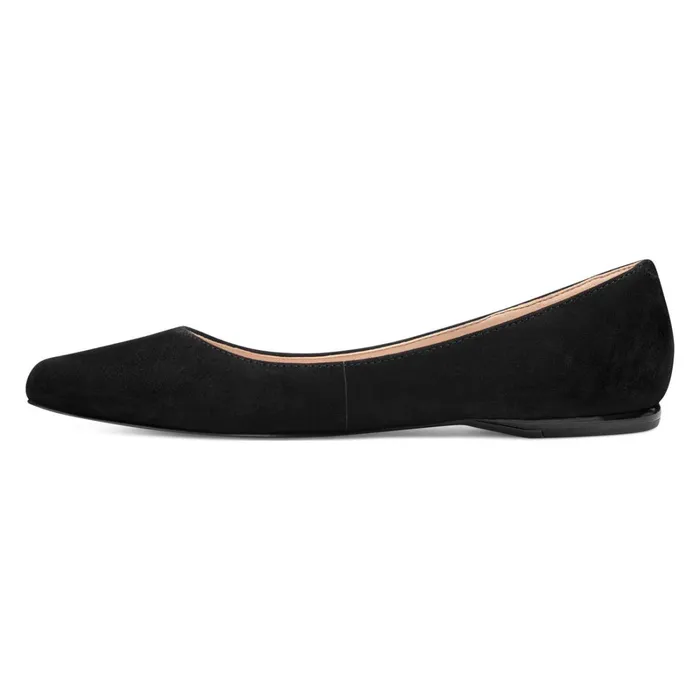 Speakup Almond Toe Flats Black Suede Women Nine West Loafers and Tailored Flats Speakup Almond Toe Flats Black Suede Women Nine West Loafers and Tailored Flats
