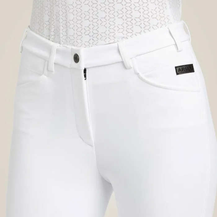 Speranza Knee Patch Breech White Women Ariat Pants and Shorts