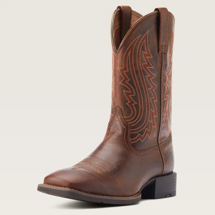 Sport Big Country Cowboy Boot Almond Buff Men Ariat Western Boots