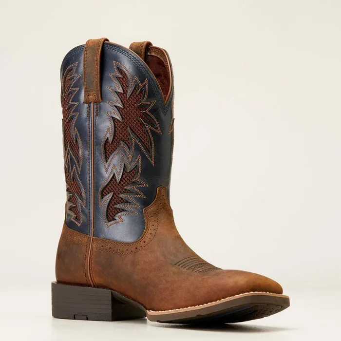 Sport Cool VentTEK Western Boot Bar Top Brown Men Ariat Western Boots Sport Cool VentTEK Western Boot Bar Top Brown Men Ariat Western Boots