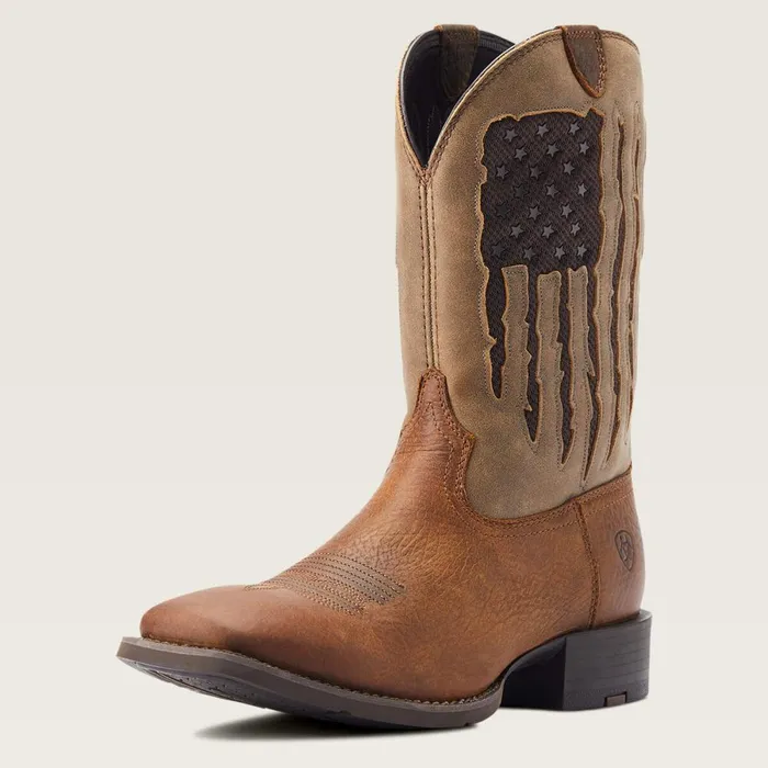 Sport My Country VentTEK Western Boot Faithful Brown Men Ariat Western Boots