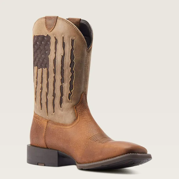 Sport My Country VentTEK Western Boot Faithful Brown Men Ariat Western Boots Sport My Country VentTEK Western Boot Faithful Brown Men Ariat Western Boots