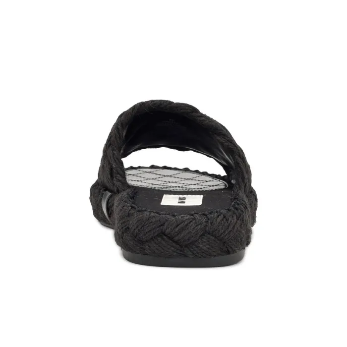Stef Woven Slide Sandals Black Women Nine West Casual Stef Woven Slide Sandals Black Women Nine West Casual