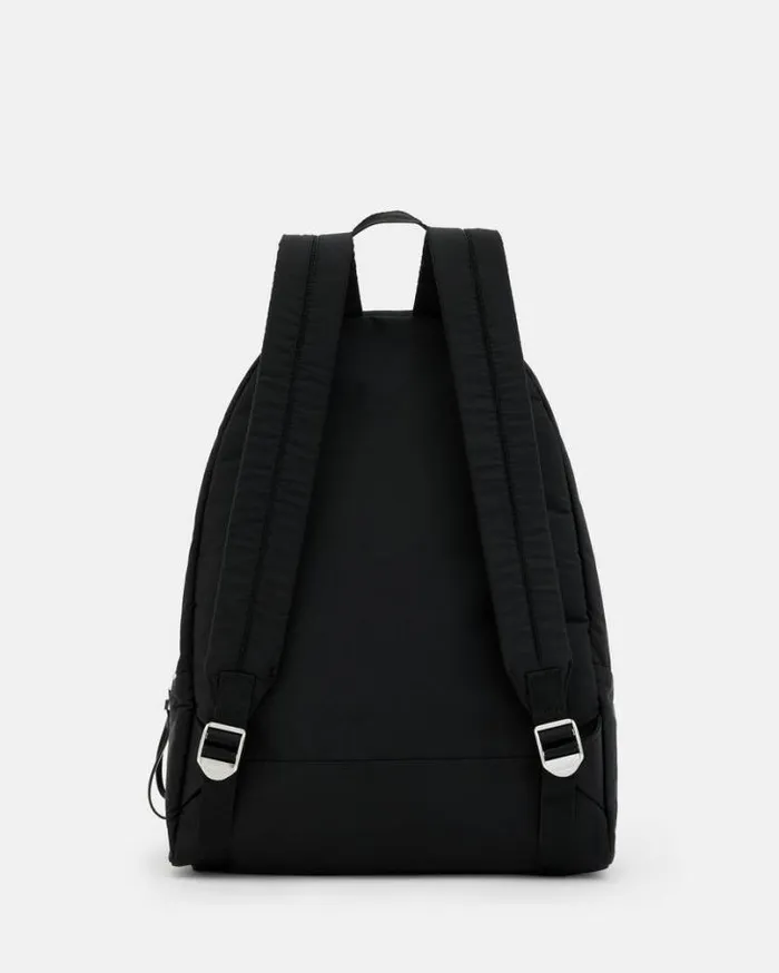 Steppe Recycled Backpack Black Men AllSaints Bags and Wallets