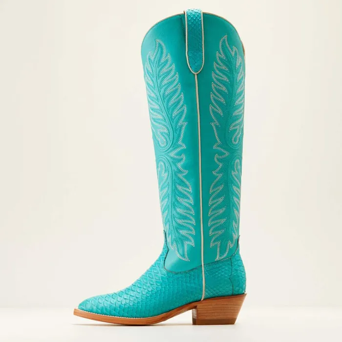 Sterling Margot StretchFit Western Boot Blue Oasis Pythonsantorini Women Ariat Western Boots Sterling Margot StretchFit Western Boot Blue Oasis Pythonsantorini Women Ariat Western Boots