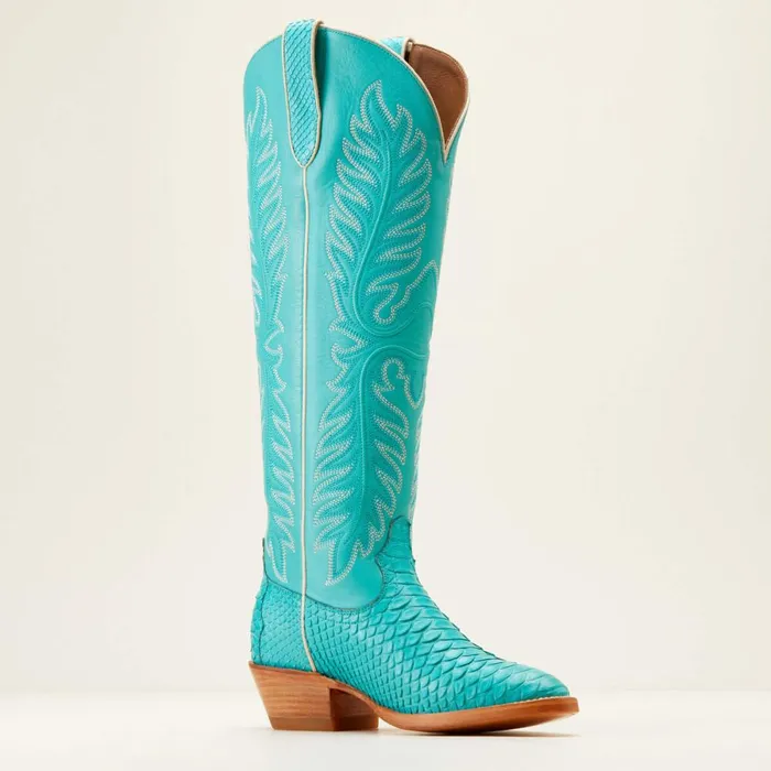 Sterling Margot StretchFit Western Boot Blue Oasis Pythonsantorini Women Ariat Western Boots Sterling Margot StretchFit Western Boot Blue Oasis Pythonsantorini Women Ariat Western Boots