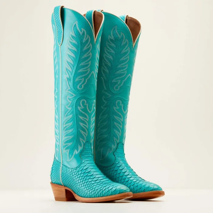 Sterling Margot StretchFit Western Boot Blue Oasis Pythonsantorini Women Ariat Western Boots Sterling Margot StretchFit Western Boot Blue Oasis Pythonsantorini Women Ariat Western Boots