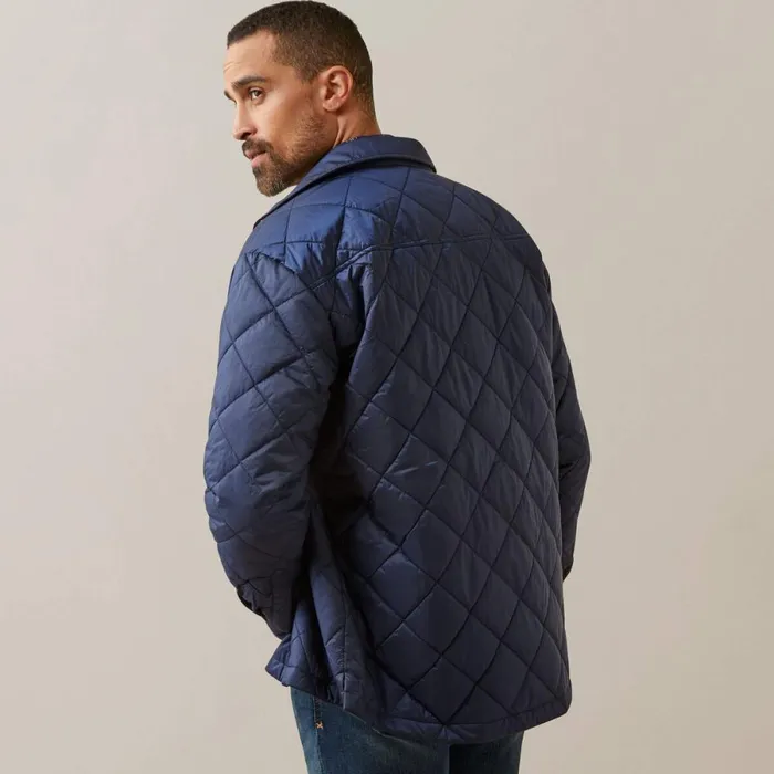 Stinson Shirt Jacket Navy Men Ariat Jackets and Vests