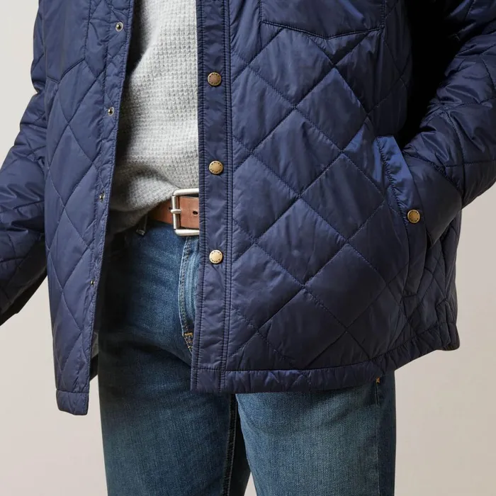 Stinson Shirt Jacket Navy Men Ariat Jackets and Vests