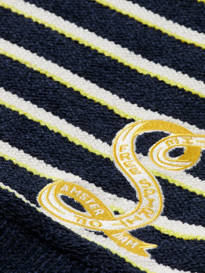 STRIPED FELPA CREWNECK Nightecruembassy Yellow Stripe Kids Scotch and Soda Sweatshirts and Hoodies STRIPED FELPA CREWNECK Nightecruembassy Yellow Stripe Kids Scotch and Soda Sweatshirts and Hoodies