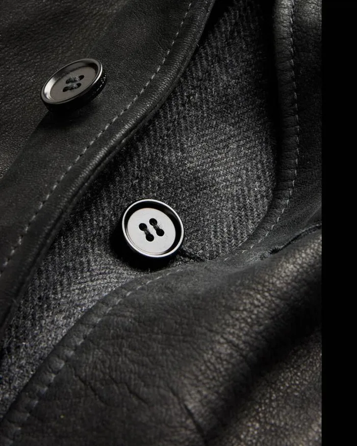 Survey Waxed Suede Double Layer Blazer Anthracite Grey Men AllSaints Jackets and Coats Survey Waxed Suede Double Layer Blazer Anthracite Grey Men AllSaints Jackets and Coats