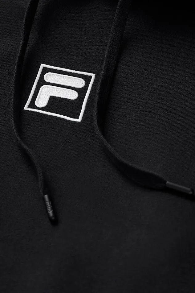 Sweatshirts and Hoodies Men Fila Casa Fila Crest Country Club Hoodie 001 Black
