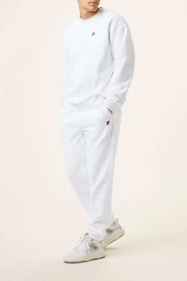 Sweatshirts and Hoodies Men Fila Classic Relaxed Sweatshirt 100 White Sweatshirts and Hoodies Men Fila Classic Relaxed Sweatshirt 100 White