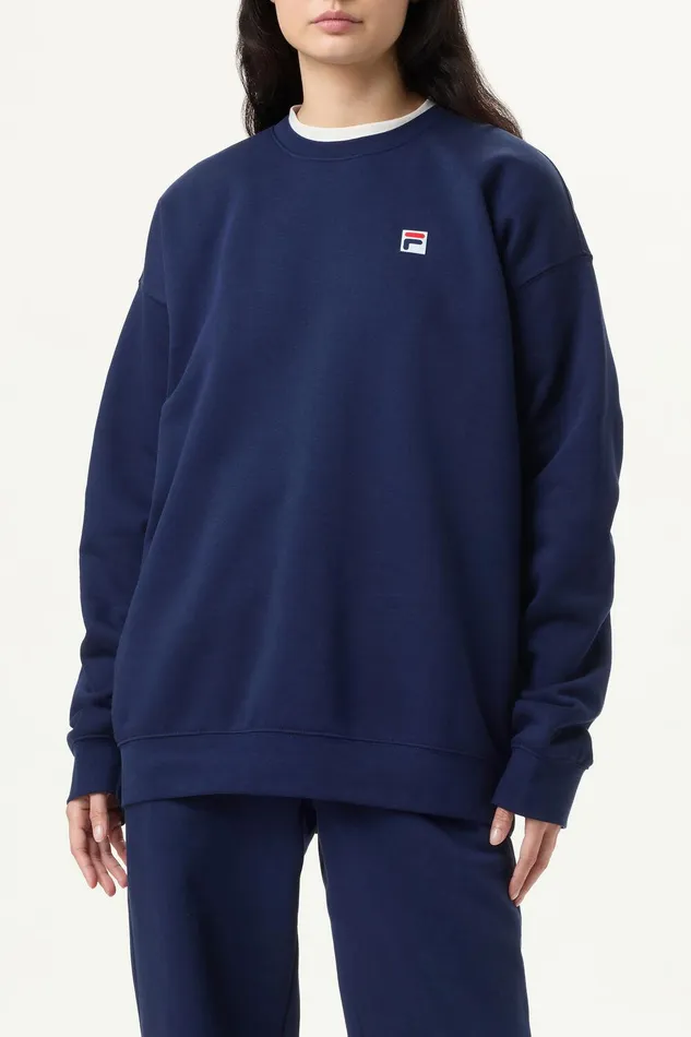 Sweatshirts and Hoodies Men Fila Classic Relaxed Sweatshirt 400 Fila Navy Sweatshirts and Hoodies Men Fila Classic Relaxed Sweatshirt 400 Fila Navy