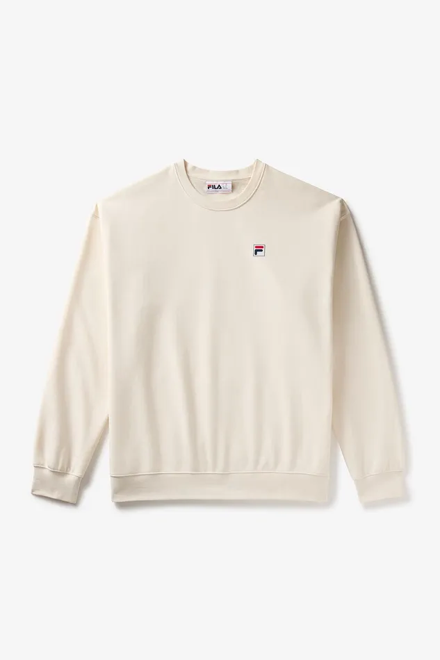 Sweatshirts and Hoodies Men Fila Classic Relaxed Sweatshirt 920 Gardenia