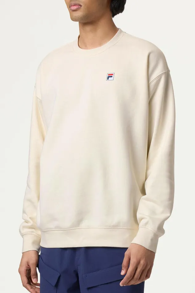 Sweatshirts and Hoodies Men Fila Classic Relaxed Sweatshirt 920 Gardenia Sweatshirts and Hoodies Men Fila Classic Relaxed Sweatshirt 920 Gardenia