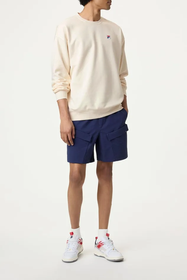 Sweatshirts and Hoodies Men Fila Classic Relaxed Sweatshirt 920 Gardenia Sweatshirts and Hoodies Men Fila Classic Relaxed Sweatshirt 920 Gardenia