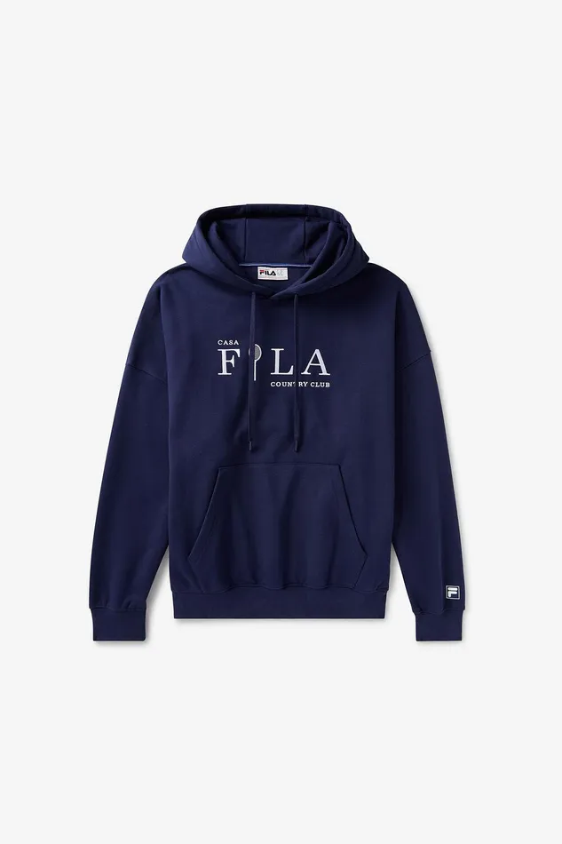 Sweatshirts and Hoodies Women Fila Casa Fila Country Club Hoodie 400 Fila Navy