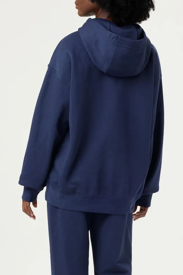 Sweatshirts and Hoodies Women Fila Classic Relaxed Hoodie 400 Fila Navy