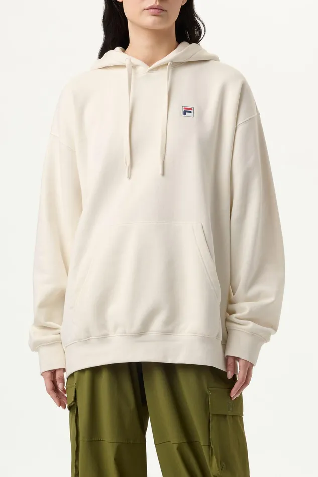 Sweatshirts and Hoodies Women Fila Classic Relaxed Hoodie 920 Gardenia