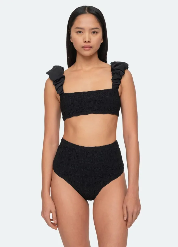 Swimwear Women Sea New York Sophie Bikini Top Black