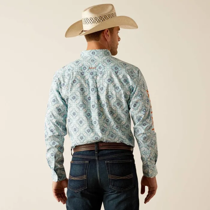 Team Emmett Classic Fit Shirt White Men Ariat Button Down Shirts Team Emmett Classic Fit Shirt White Men Ariat Button Down Shirts