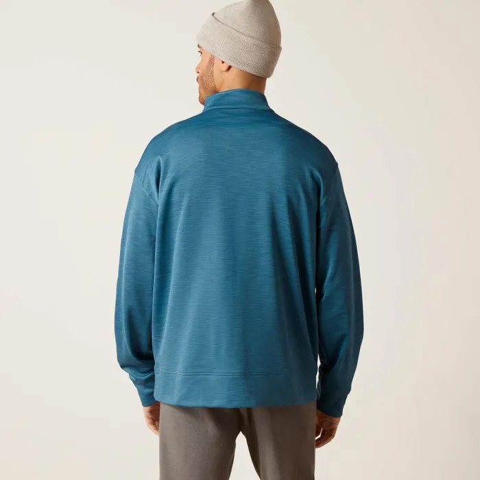 Team Logo 14 Zip Sweatshirt Mallard Blue Men Ariat Sweatshirts and Hoodies