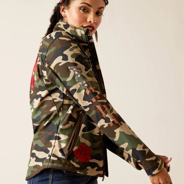 Team Softshell Rodeo Quincy Jacket Wild West Usa Women Ariat Jackets and Vests Team Softshell Rodeo Quincy Jacket Wild West Usa Women Ariat Jackets and Vests