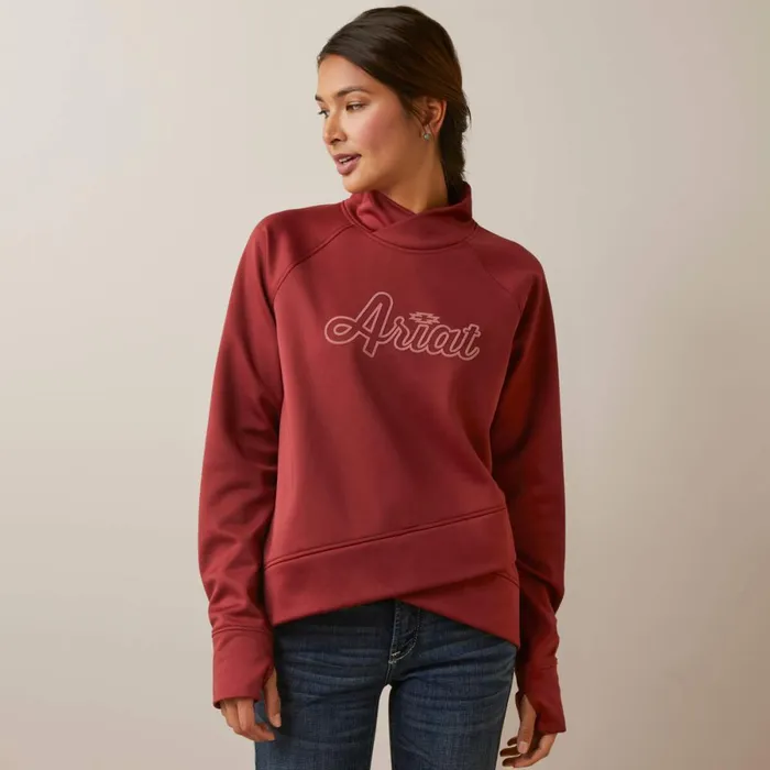 Tek Crossover Sweatshirt Burnt Russet Women Ariat Sweatshirts and Hoodies