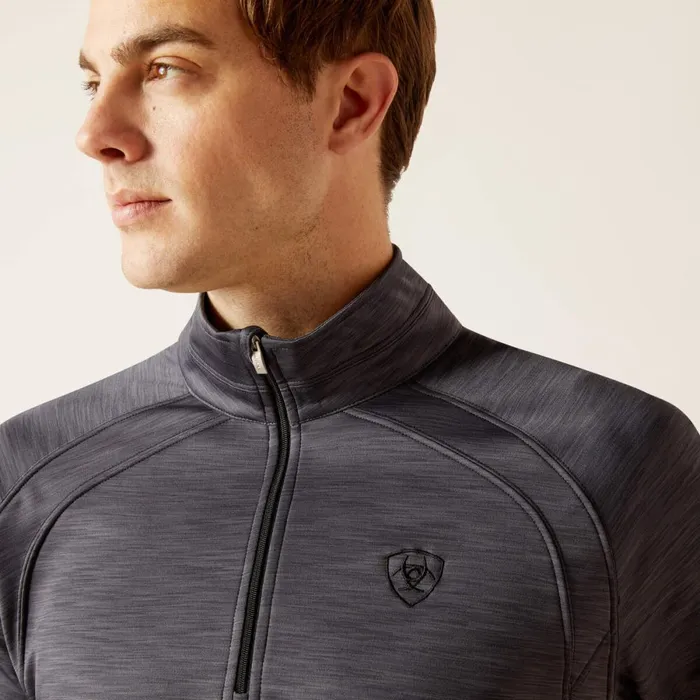 Tek Team 12 Zip Sweatshirt Ebony Men Ariat Sweatshirts and Hoodies